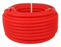 Труба защитная гофрированная D 35/43 мм (красная)