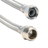 Шланг резиновый в метал.оплетке TAQ EXTRA TWIST MG  Ш1- Г1 60 см.