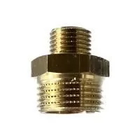 Ниппель ред. General Fittings нар.-нар. 1/2"х1/4" Италия